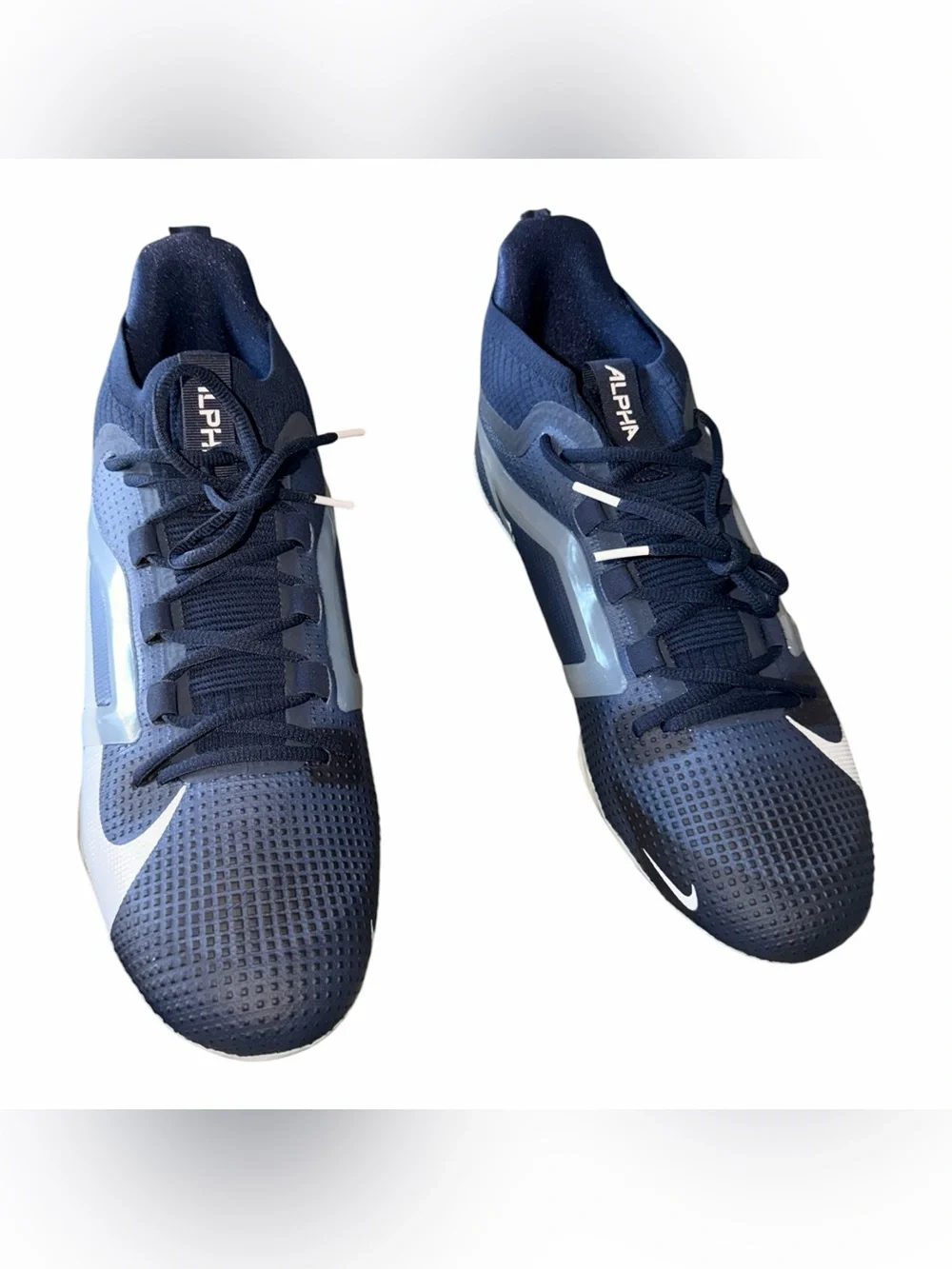NEW Nike Alpha Menace Elite 4 Football Shoe - Agility X Power Mens Size 13 Blue